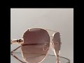 tommy hilfiger bradshaw wm ol06 aviator rose gold brown gradient sunglasses