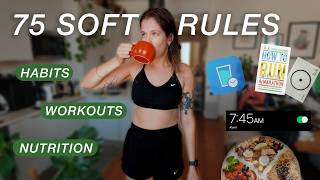 75 soft challenge rules: 7 habits I'm tracking for the challenge 💪🏼