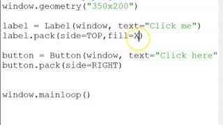 5. Tkinter: Side Layout