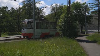 Estonia, Tallinn, tram 1 ride from Kopli to Linnahall