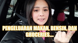 PENGELUARAN MAKAN, BENSIN, DAN GROCERIES..