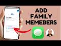 How to Add a Family Member to Family Sharing on iPhone #iphone #iphonetips