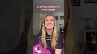 Does my Stutter affect my eating? #stutter #stammer #relatable #beauty #mentalhealth #food