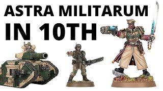Astra Militarum in Warhammer 40K 10th Edition - Full Index Rules and Datasheets for Imperial Guard
