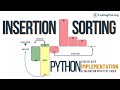 Insertion Sorting Python🐍 Implementation || Sorting Algorithms || CodingPal.org