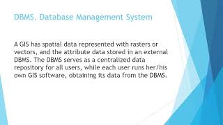 #DBMS and GEOGRAPHIC INFORMATION SYSTEM. Elements of Geographical Data. #Geography #Cartography #GIS