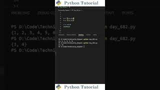 Set Operations in Python | Python Tutorial