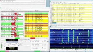 【アマチュア無線　FT8　18MHz　DX】2023 10 05 08 59 10