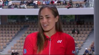 Monica Puig: 2019 Roland Garros First Round Win Tennis Channel Interview