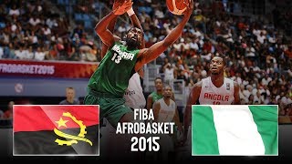 Angola 🇦🇴 v Nigeria 🇳🇬 - Classic Full Games | FIBA Afrobasket 2015