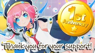 1周年記念 ㊗ 1st Anniversary【 七星しずく / Vtuber 】