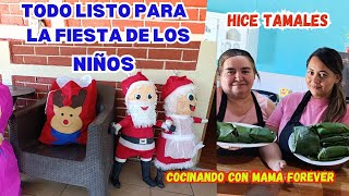 FIESTA DE LOS NIÑOS DE MI CASERIO EN EL SALVADOR, *HICE TAMALES*