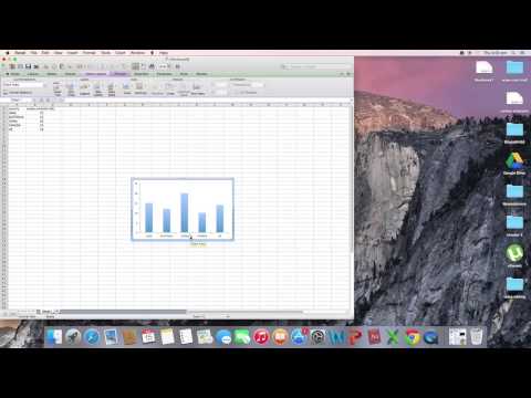 How to draw bar graph on Microsoft Excel 2011 for Mac How to draw bar graph on Microsoft Excel 2011 for Mac