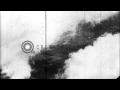 A French aircraft attacks a German aircraft and downs it Germany during World War...HD Stock Footage