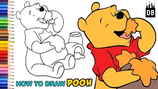 Easy to Draw Winnie the Pooh Bear | 4 Kids