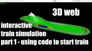 Make an Interactive 3D Toy Train Simulation, How to Control Animations Using JavaScript Code