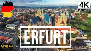 🇩🇪 ERFURT | GERMANY | PART 3 | 4K | A walking tour through the town center