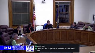 Hanover Selectboard 03/16/26