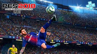 LEBIH RINGAN GUYS ! | PES 2018 PPSSPP LITE PETER DRURY COMMENTARY