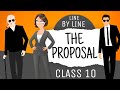 THE PROPOSAL class 10 english -Full chapter explaination in hindi summary - padhle