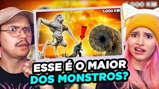 Esse é monstruoso de grande! OS 10 MAIORES monstros do UNIVERSO! | React Ultra Nerd