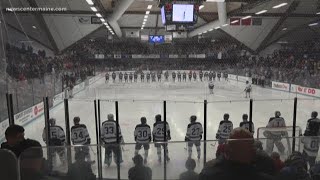 UMaine hosts UNH for tied hockey game