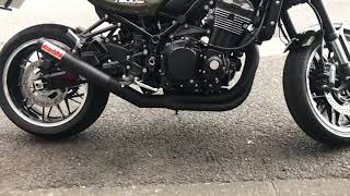 Z900RSミスティ427手曲（直管サイレンサー装着）