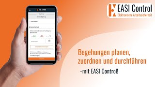 Begehungen planen und Mitarbeitern zuordnen mit EASI Control!