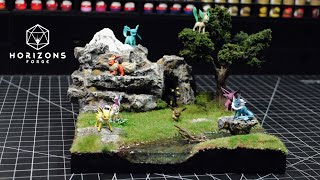 I Made a Pokémon Diorama Featuring all of the Eeveelutions!