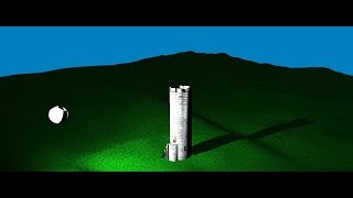 Shadow mapping with simple lighting