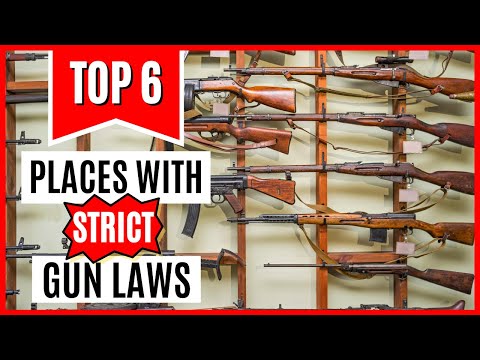 What country has the loosest gun laws?
