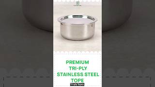 Tri-ply Stainless Steel Tope is perfect for urban lifestyle #theindusvalley #stainlesssteel