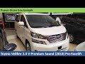 Toyota Vellfire 2.4 V Premium Sound (2010) review - Indonesia