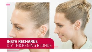 How to Make Your Blonde Hair Look Fuller with Insta Recharge | Wella Professionals