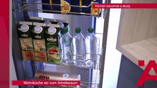 Häfele - Interzum 2015 - Kitchen Becomes a Study