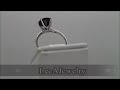 black diamond ring round cut 2.27 ct 14k gold