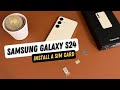 Samsung Galaxy S24 - How to Install a SIM Card