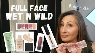 Full Face of Wet n Wild make-up on Mature Skin