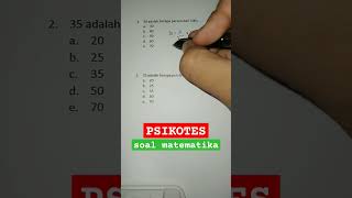 SOAL TES TIU CPNS MATERI NUMERIKAL, SOAL PSIKOTES MASUK KERJA