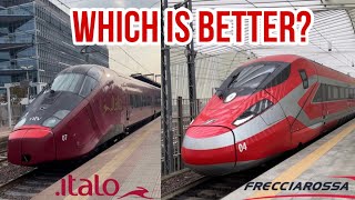 FRECCIAROSSA 1000 vs ITALO AGV | Which Italian High Speed Train is The BEST? A Detailed Comparison!