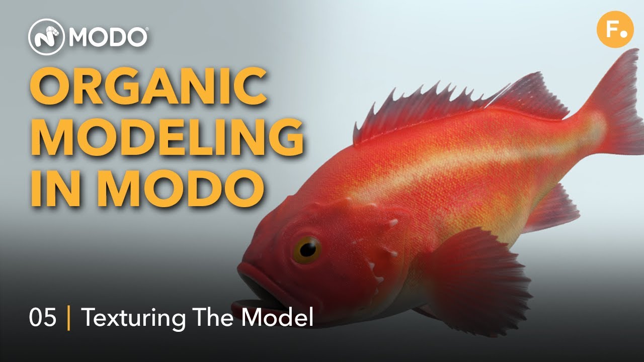 Organic Modeling In Modo Texturing The Model Youtube