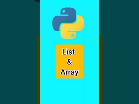 List Vs Array In Python || Difference Between List And Array In Python ...