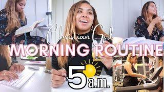 Christian Girl Morning Routine | 5 AM Routine + Starting Your Day with God