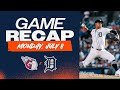 Game Highlights: Keider Montero Shuts Down the Guardians, Canha RBI Gives Tigers the Win  | 7/8/24