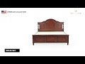 royaloak atlanta american wooden king bed with hydraulic storage