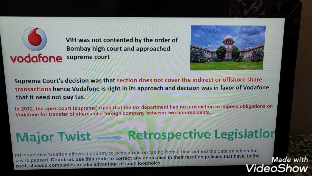 Vodafone International Limited Vs Union Of India Case Study - YouTube
