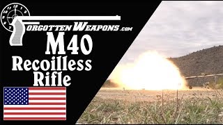 106mm M40 Recoilless Rifle, History and Firing