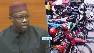 Régulation des motos, les dures vérités d'Ousmane Sonko