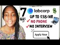 💼LabCorp is Hiring! Part & Full Time WFH Jobs No Interview No Phone💼