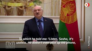 Lukashenko: Putin wanted to 'wipe out' Prigozhin